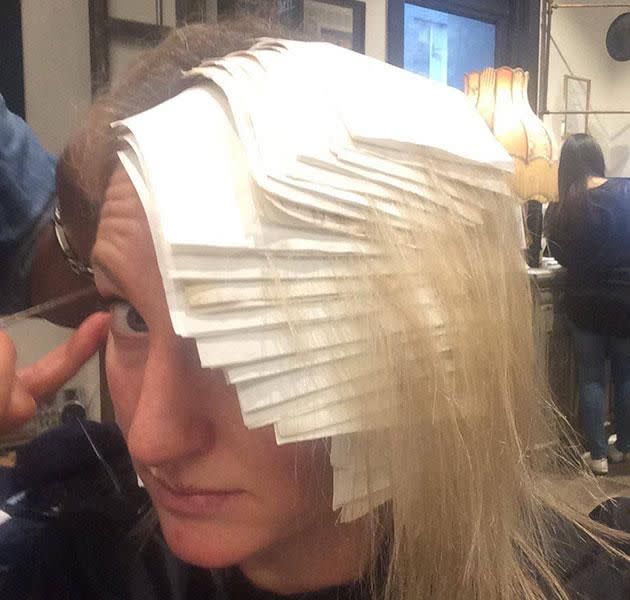 White foils.