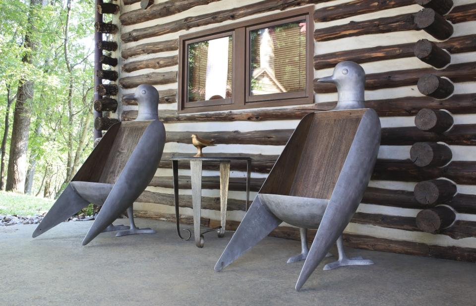 François-Xavier Lalanne Pair of "Tourterelles" Chairs (2001)