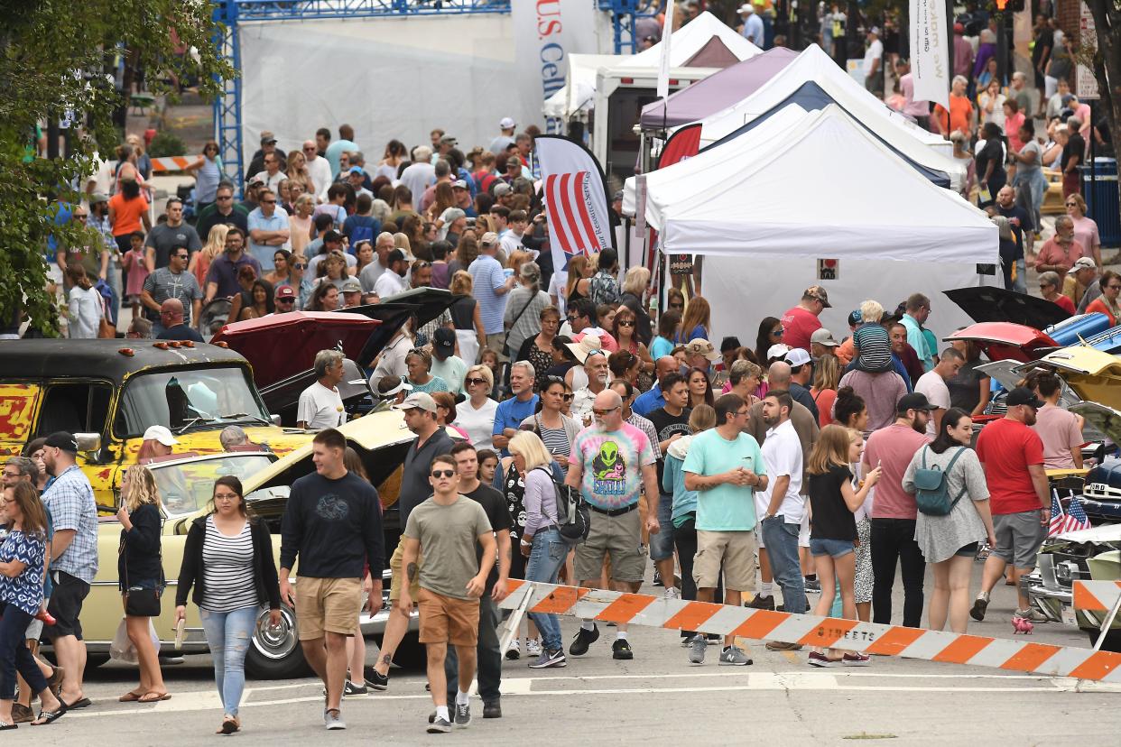Thousands of people came out to Riverfest, an annual street fair in historic downtown Wilmington, in October of 2019.