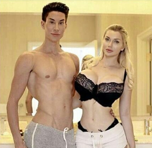 Se llaman Justin Jedlica como Pixee Fox, dos celebridades de las redes sociales gracias a sus intenciones de lucir como muñecos humanos.