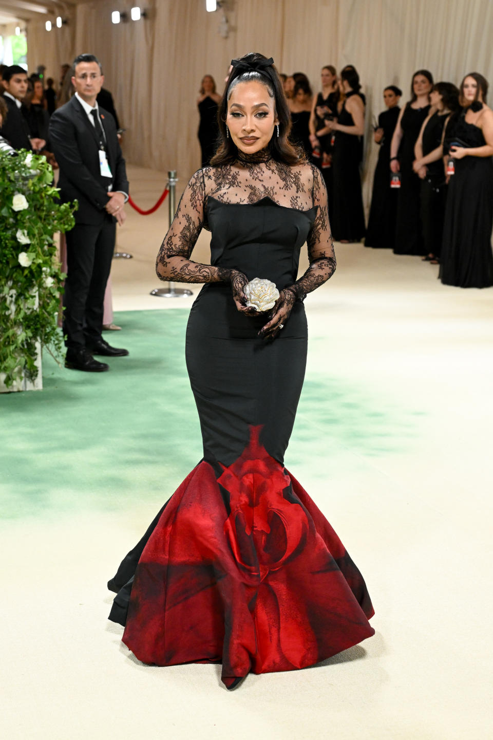 La La Anthony at the 2024 Met Gala: "Sleeping Beauties: Reawakening Fashion" held at The Metropolitan Museum of Art on May 6, 2024 in New York City.