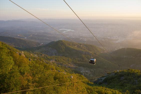 The Dajti Ekspres is Albania’s only cable car (Getty)