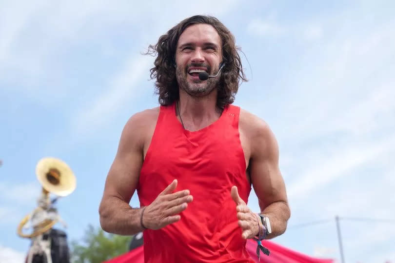 Joe Wicks in red vest