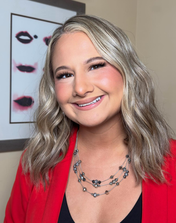 Gypsy Rose Blanchard smiles for a photo in Los Angeles, California in May 2024.