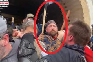 An affidavit from the Federal Bureau of Investigation says Peter Schwartz, of Owensboro, Kentucky, was seen participating in the riot at the U.S. Capitol in Washington, D.C., on Jan. 6, 2021, and seen spraying mace toward police officers.