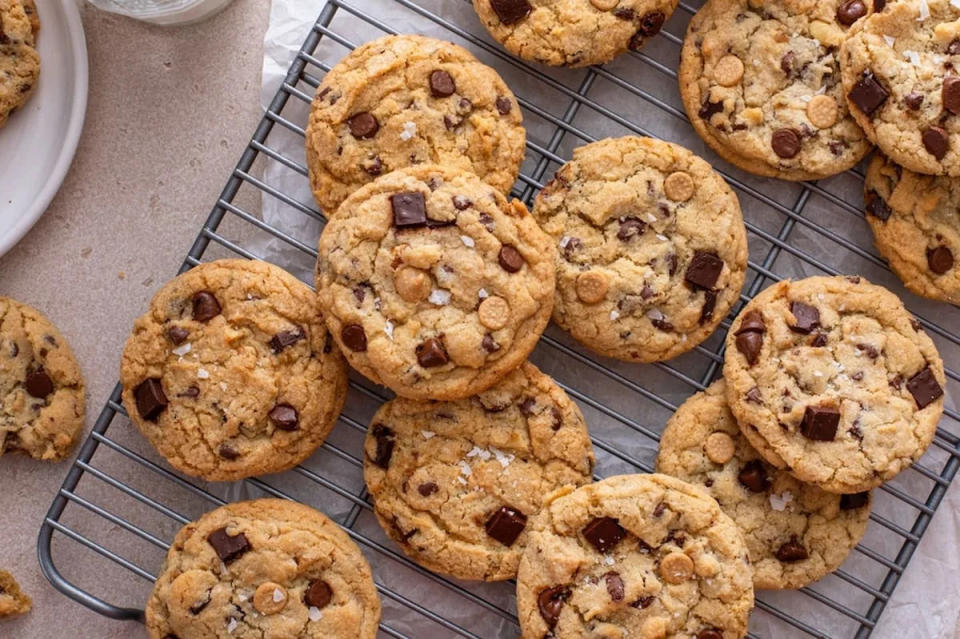 Galletas con chispas de chocolate