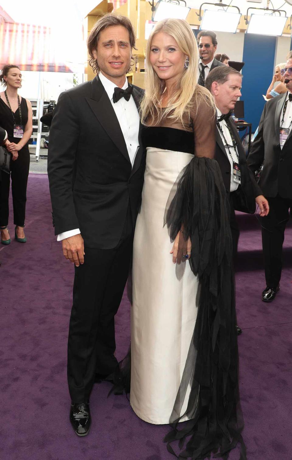 Brad Falchuk and Gwyneth Paltrow attend FOXS LIVE EMMY RED CARPET ARRIVALS during the 71ST PRIMETIME EMMY AWARDS airing live from the Microsoft Theater at L.A. LIVE in Los Angeles on Sunday, September 22 (7:00-8:00 PM ET live/4:00-5:00 PM PT live) on FOX