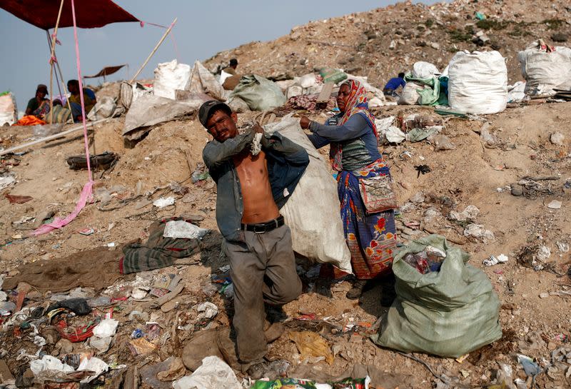 The Wider Image: "Fear will not fill our bellies": why Indian scavengers risk their lives amid coronavirus debris