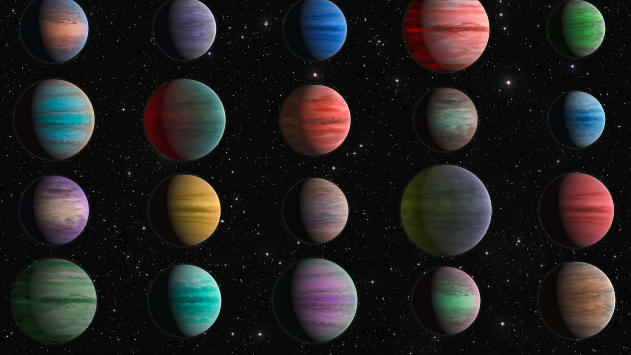  Artist's depictions of exoplanets. 