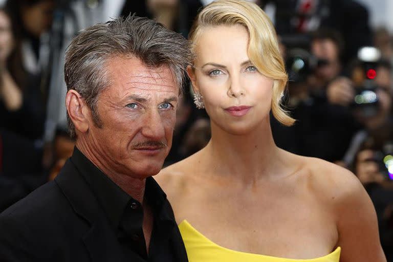 Charlize Theron y Sean Penn, en tiempos en que aún eran pareja