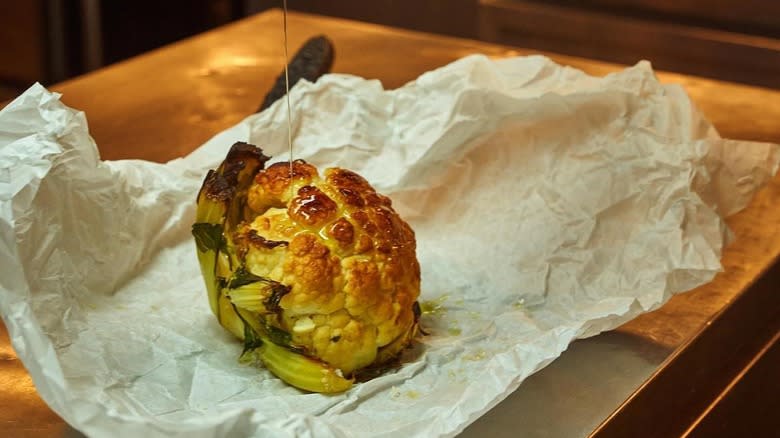 Miznon whole roasted cauliflower