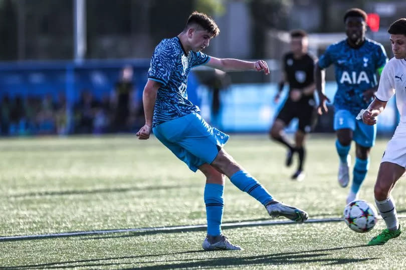 Tottenham youngster Mikey Moore has been training with Ange Postecoglou's first team at Hotspur Way