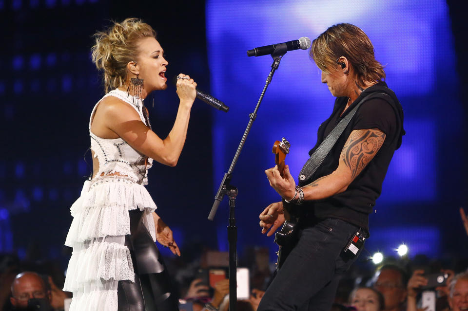 Carrie Underwood and Keith Urban