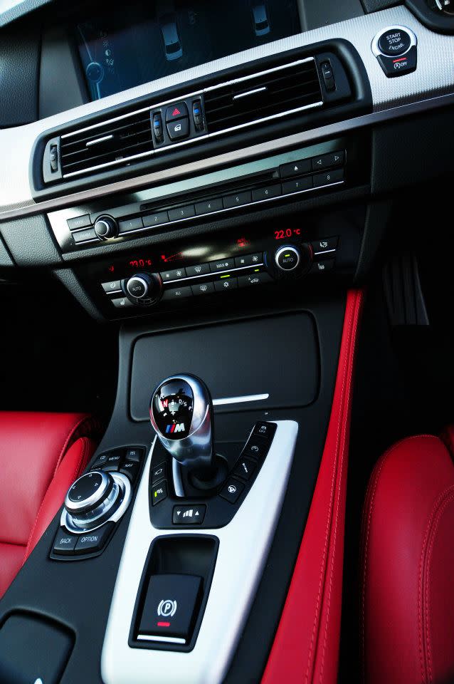 BMW M5's centre console (Photo courtesy of Adrian Wong)