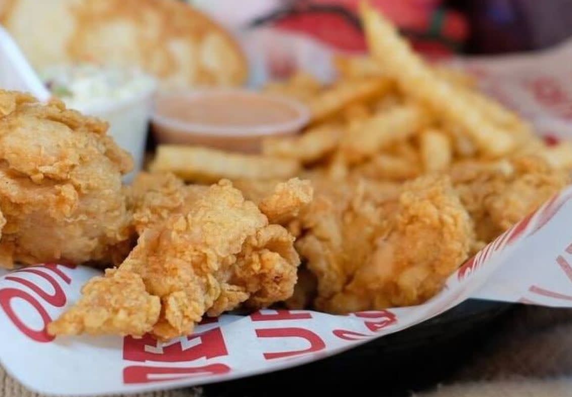 Two high school graduates were shocked to learn that their 600 chicken finger order for their grad party had been taken by someone else at Raising Cane's. (Photo: Facebook)