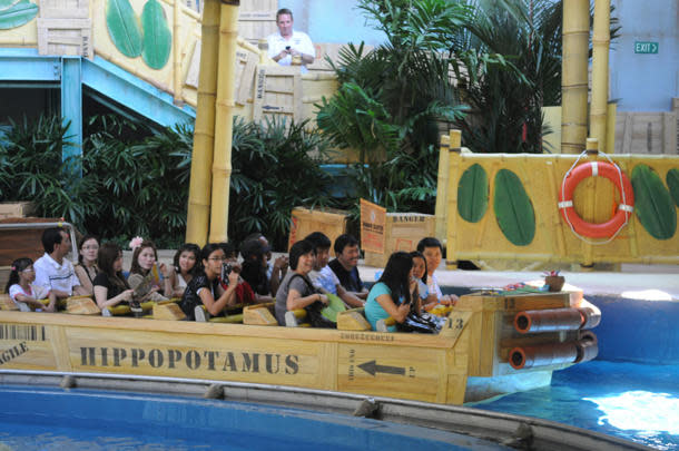 The Madagascar ride in Universal Studios Singapore caters to families. (Yahoo! photo / Ang Kai Fong)