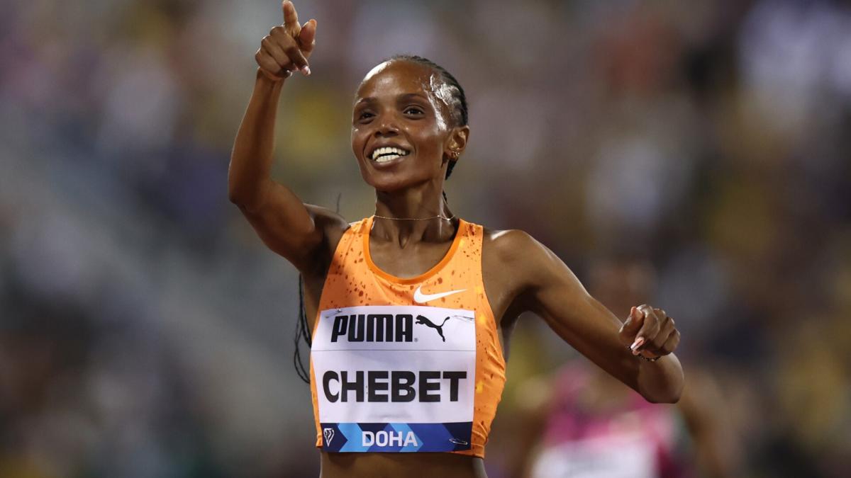 Beatrice Chebet smashes 10,000m world record at Pre Classic