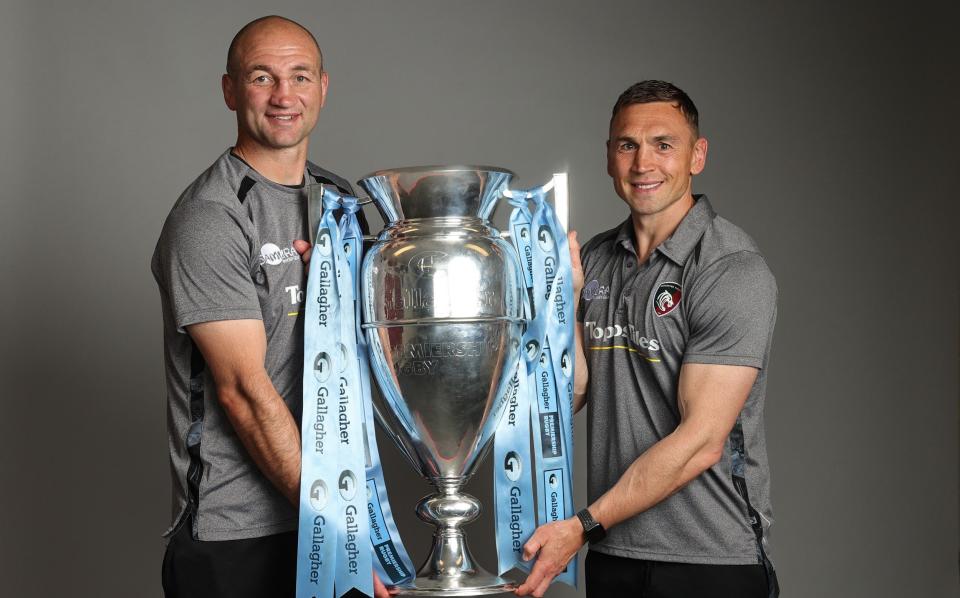 Steve Borthwick and Kevin Sinfield - Borthwick profile: Behind the protective shield lies laddish and loveable side players buy in to - David Rogers/Getty Images