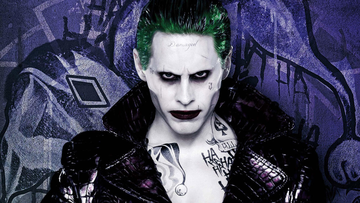 1. Joker's "Damaged" tattoo in Suicide Squad - wide 5