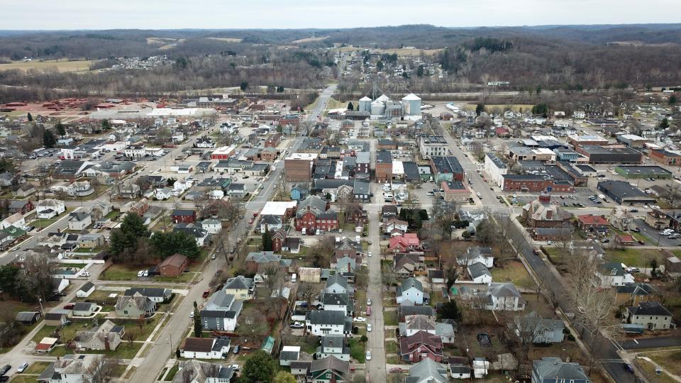 DEC 12, 2022; Logan, Ohio, USA;  View of Logan in Hocking County.  Mandatory Credit: Doral Chenoweth-The Columbus Dispatch