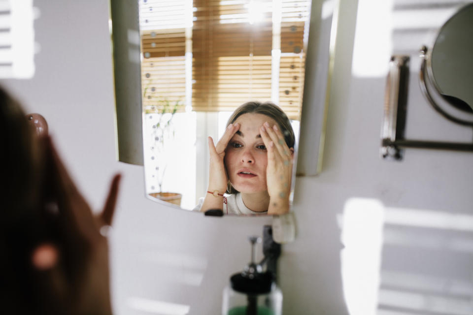 Are video calls causing us to self-scrutinise? (Posed by model, Getty Images)