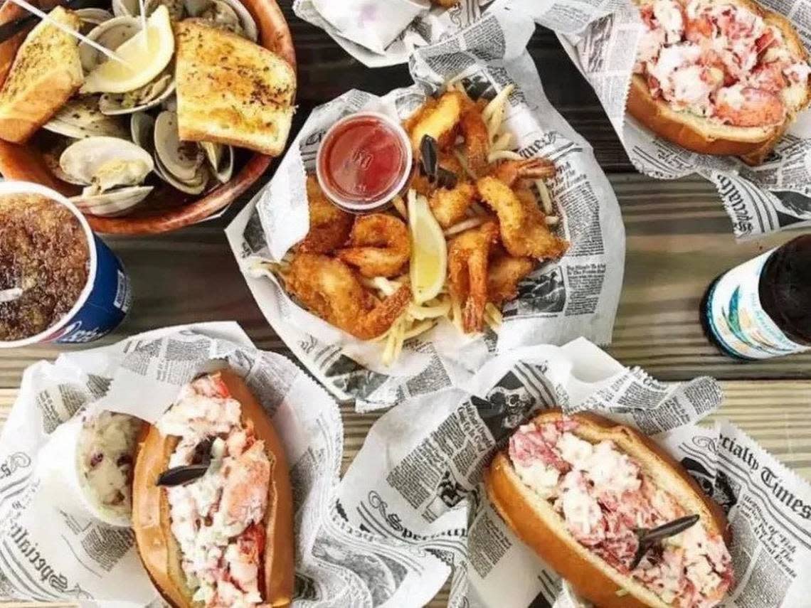 Maine lobster rolls are the most popular item at DJ’s Clam Shack in Key West, accounting for half of the restaurant’s sales.