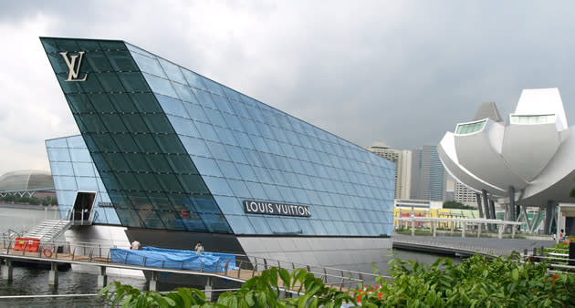 SINGAPORE - CIRCA APRIL, 2019: View Of Louis Vuitton Island Maison