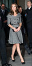 <div class="caption-credit"> Photo by: Samir Hussein/WireImage</div>By February, Kate was well into her coat-dress regimen when she wore this version from the now-defunct brand Jesire. Hours later, with Kate-groupies scrambled for versions on eBay, Jesire's former owner was already considering a relaunch. <br>