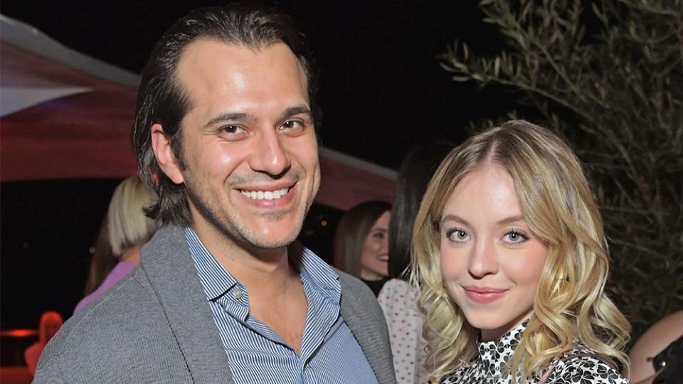 Jonathan Davino (L) and Sydney Sweeney