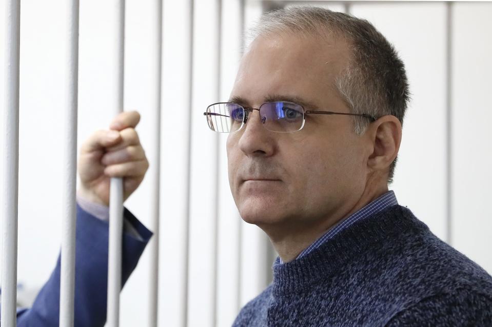 Michigan businessman Paul Whelan attends a hearing at Lefortovsky District Court in Moscow on May 24, 2019.