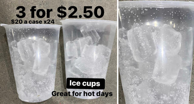 Instant Ice - ICE CUP from Instant Ice are hygienically sealed, pre-filled  with ice cubes takeaway cups. Offering customer the convenience of ice on  the go. #packagedice #icecubes #icecups #foryouriceonly #instantice  #tubeice