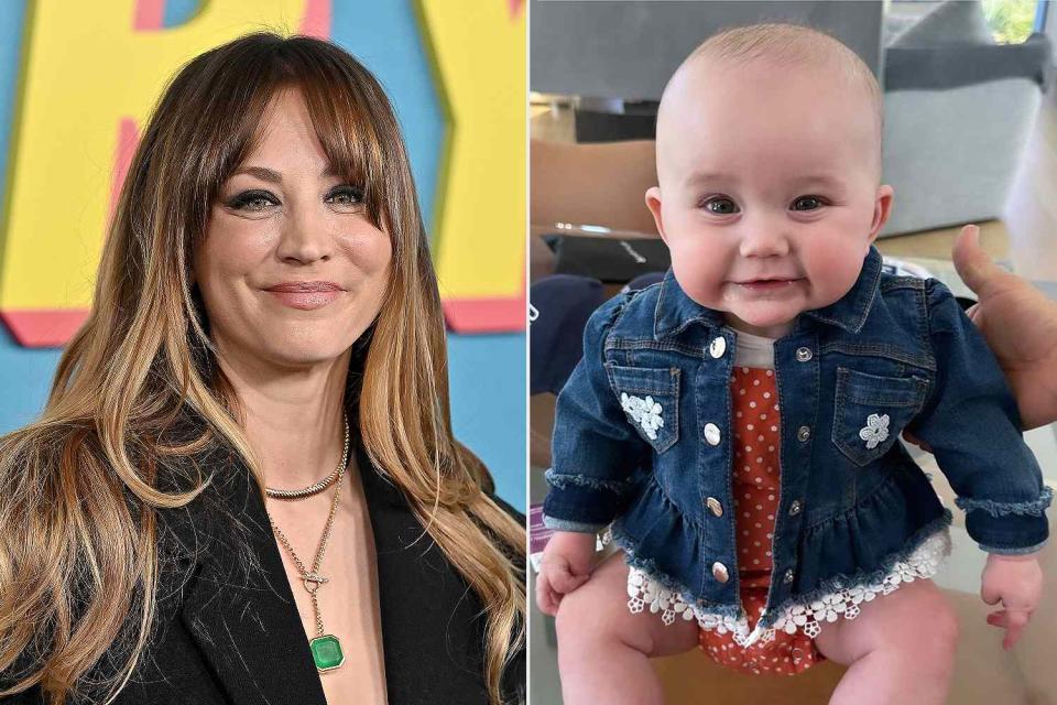 <p>Axelle/Bauer-Griffin/FilmMagic, Kaley Cuoco/Instagram</p> Kaley Cuoco and her daughter Matilda in a newly shared photo.