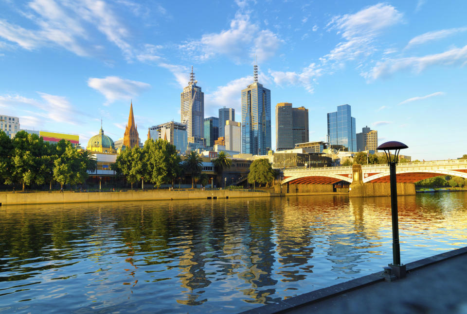 The skyline of Melbourne and the Princess Bridge, shown with the Yarra River in the foreground.<br /><br />According to&nbsp;The Economist Intelligence Unit's Livability Ranking of 140 global cities, released in August of 2016, Melbourne is the most livable city in the world. It earned&nbsp;97.5 percent on a scale where 100 is a perfect score. The ranking assesses a range of factors that affect quality of life, including stability, education, health, culture and infrastructure.
