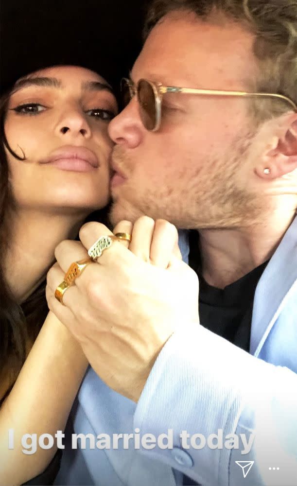 Emily Ratajkowski and Sebastian Bear-McClard