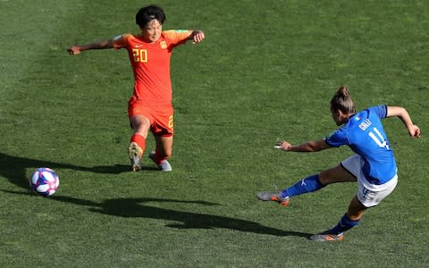 Italy goal - Credit: GETTY IMAGES