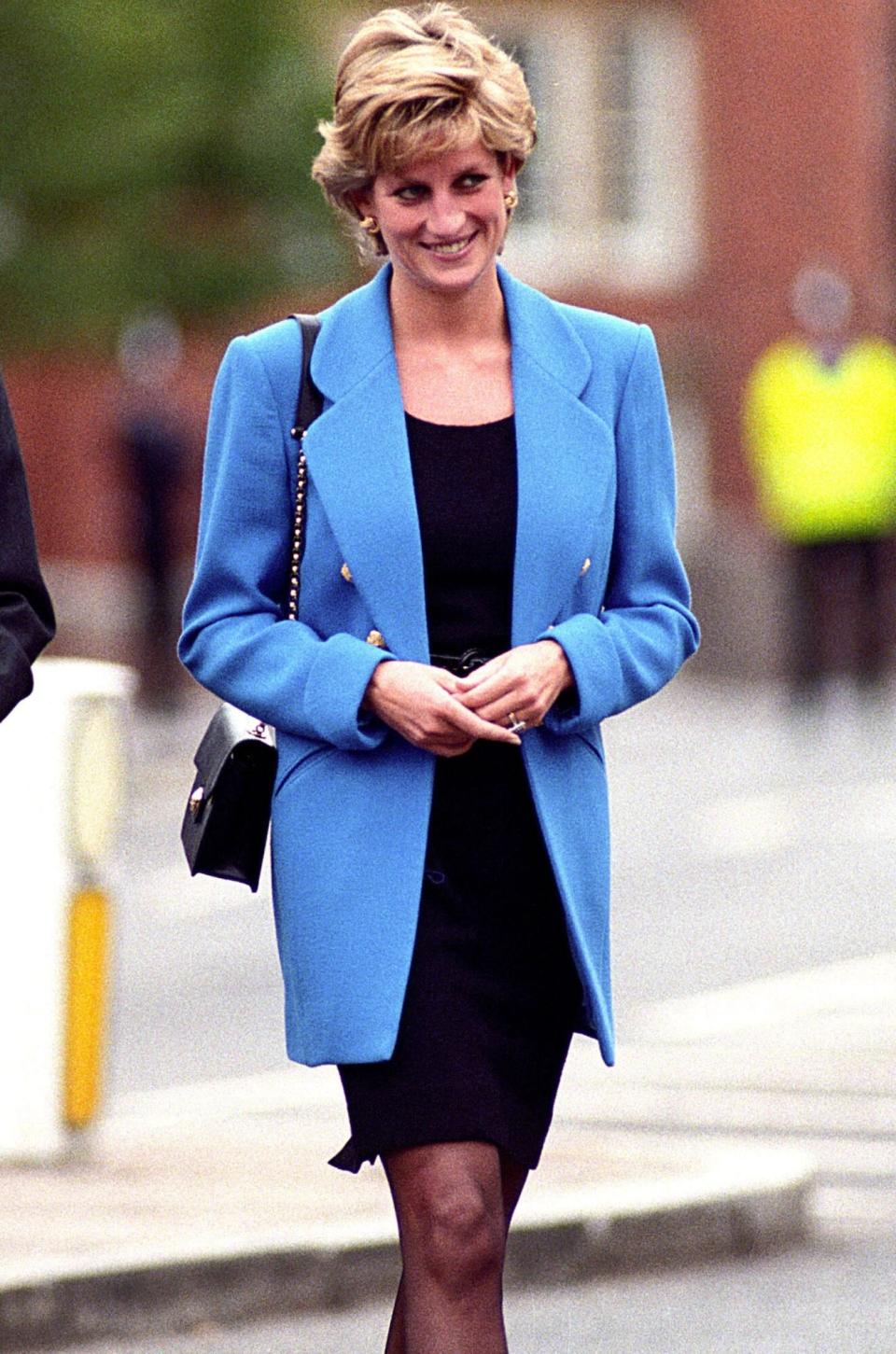 Princess Diana at Prince William first day at Eton