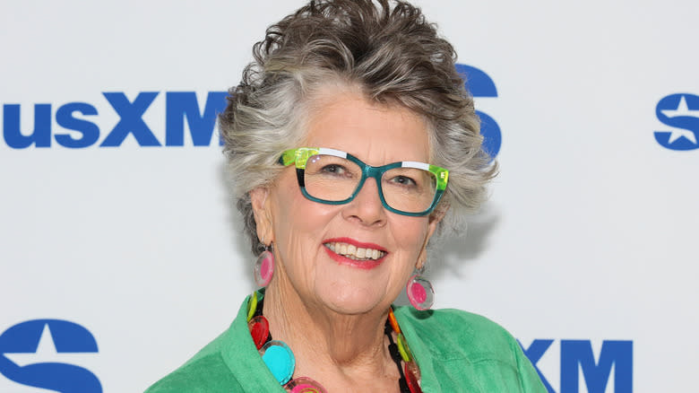 Prue Leith smiles at event