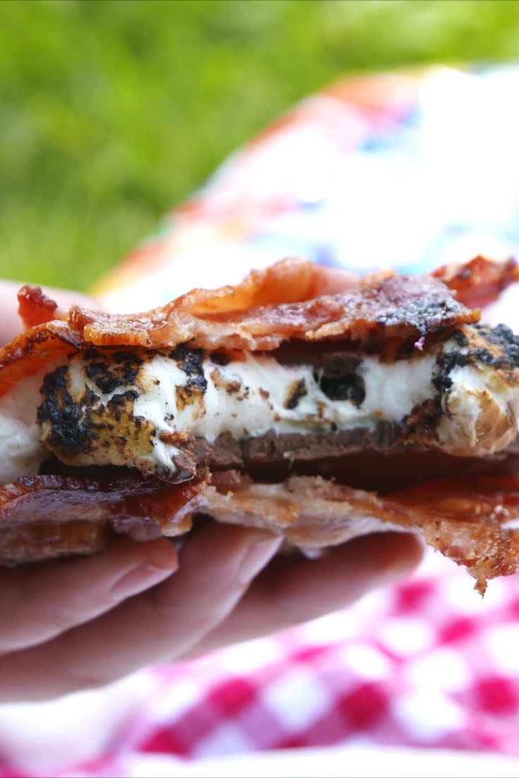 Bacon-Weave S'mores