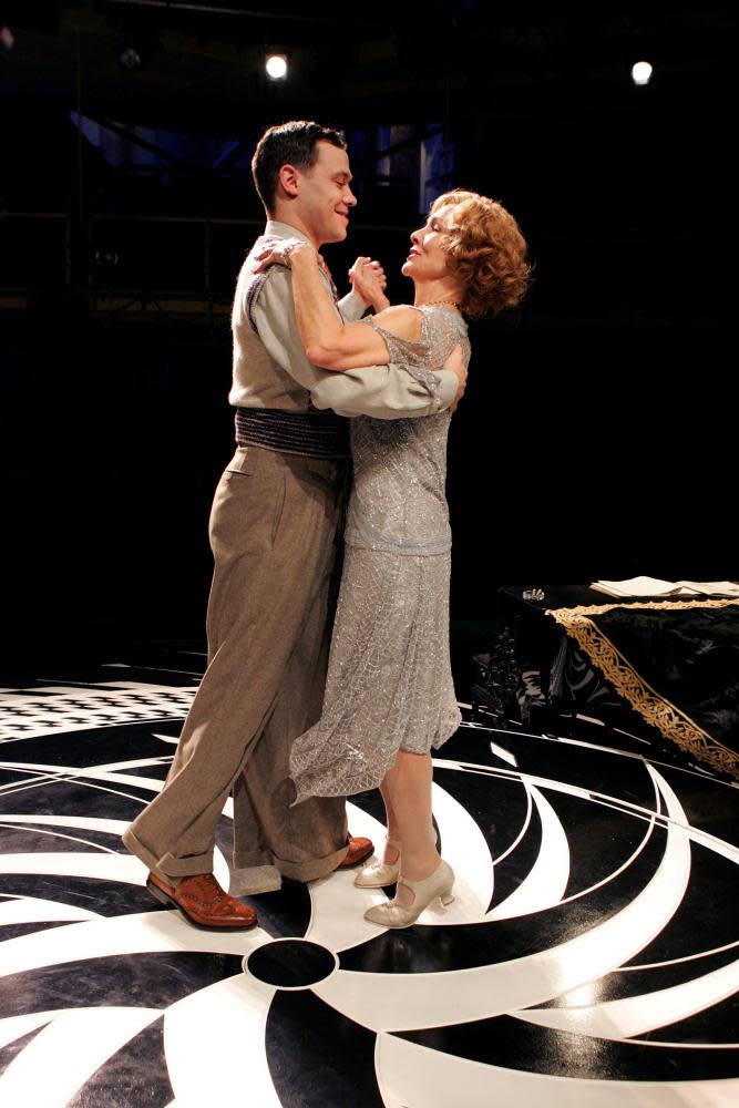 Will Young as Nicky Lancaster and Diana Hardcastle as Florence Lancaster in The Vortex at the Royal Exchange theatre, Manchester, in 2007.