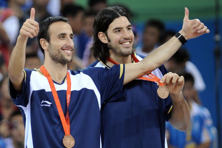 Manu Ginobili y Luis Scola, los abanderados de la Seleccion