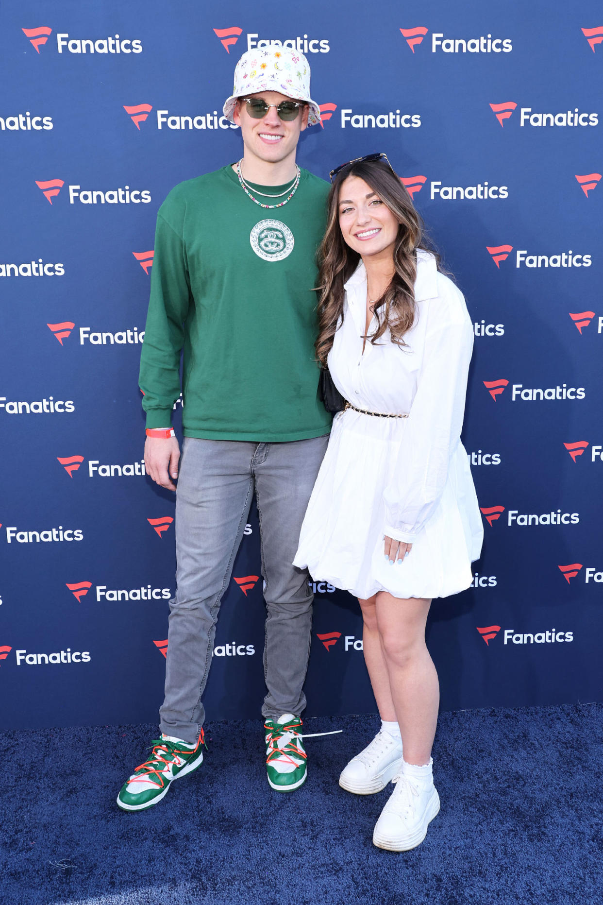 Joe Burrow and Olivia Holzmacher (Cindy Ord / Getty Images)