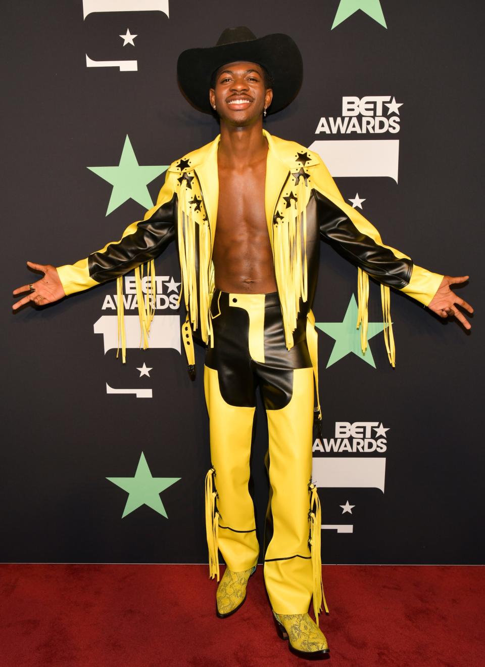 Lil Nas X poses for a portrait at the 2019 BET Awards.