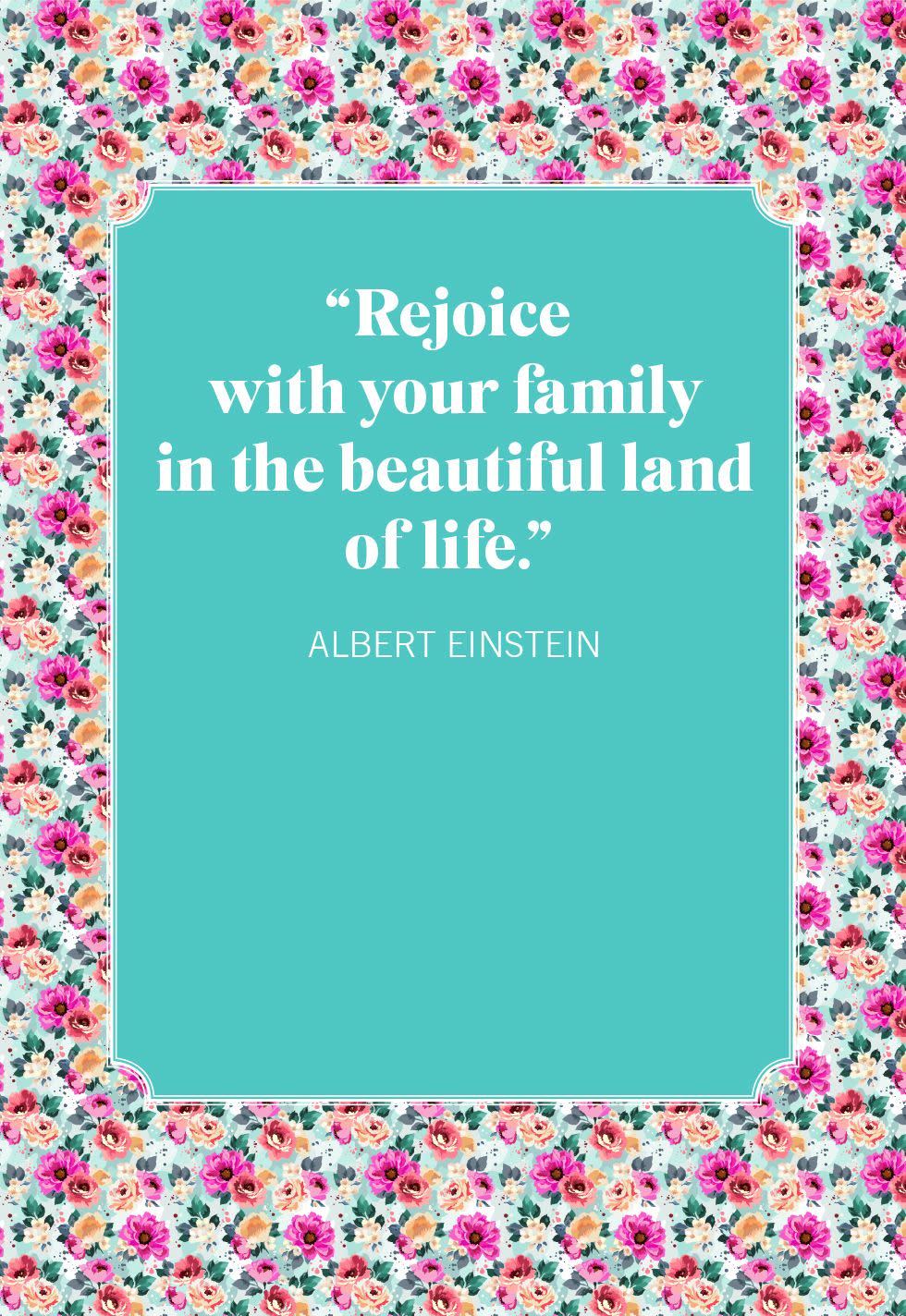 family quotes albert einstein