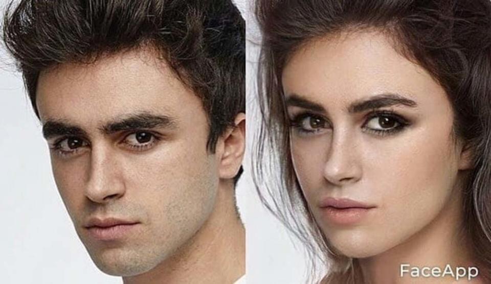 La metamorfosis de Itzan Escamilla generó todo tipo de opiniones, desde los que aseguran que se asemeja a Camila Cabello hasta los que la calificaron de "adorable". (Foto: Instagram /<a href="https://www.instagram.com/p/B-Qga1ChIex/" rel="nofollow noopener" target="_blank" data-ylk="slk:@elitefr4ses;elm:context_link;itc:0;sec:content-canvas" class="link "> @elitefr4ses</a> / FaceApp) <br>