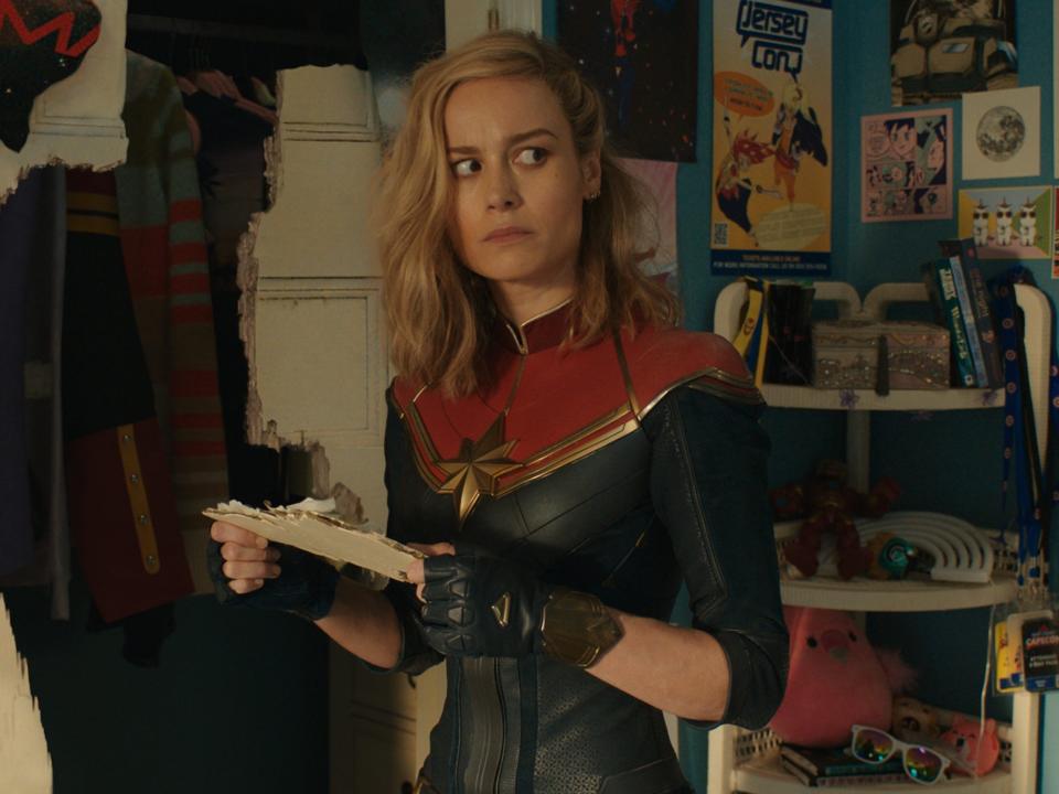 Brie Larson stars in "The Marvels," a "Captain Marvel" sequel out in November.