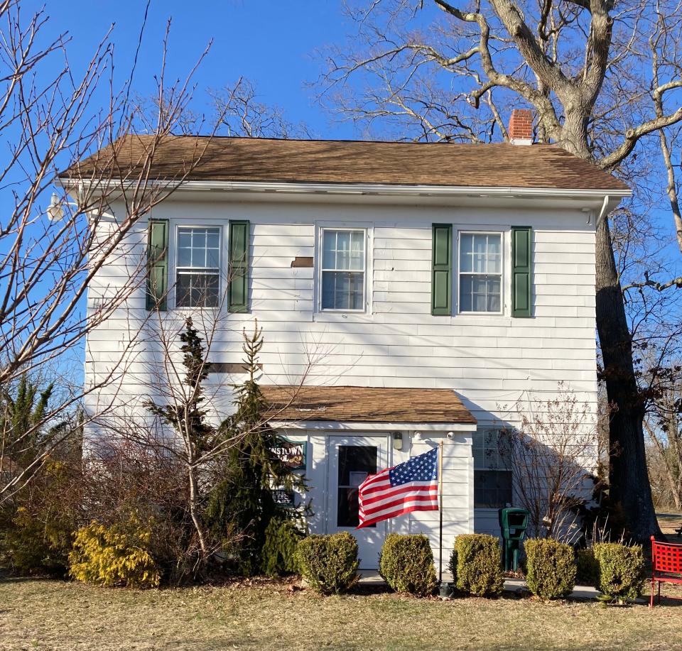 At approximately 195 years old, the Robbinstown School Free Public Library building was built as a two-room schoolhouse. It now serves about 300 library card holders in Port Norris, Cumberland County.