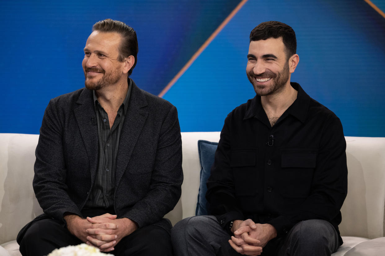 TODAY -- Pictured: Jason Segel and Brett Goldstein on Monday, January 23, 2023 -- (Photo by: Nathan Congleton/NBC via Getty Images)