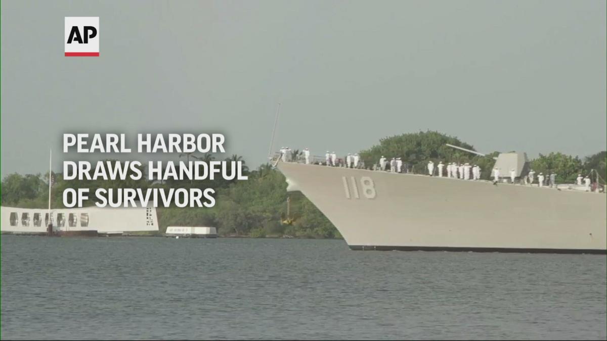 Pearl Harbor ceremony draws handful of survivors