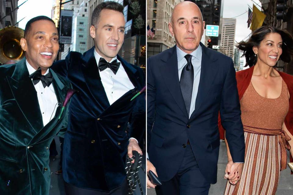 Don Lemon and Tim Melone, Matt Lauer and Shamin Abas on April 6