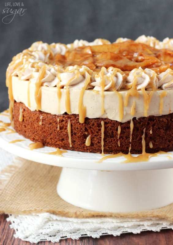 <p>Life Love Sugar</p><p>This caramel apple blondie cheesecake has layers of apple spice blondie and no-bake caramel cheesecake. Then it’s topped with cinnamon apples and caramel sauce! </p><p><strong>Get the recipe: <em><a href="https://www.lifeloveandsugar.com/caramel-apple-blondie-cheesecake/" rel="nofollow noopener" target="_blank" data-ylk="slk:Caramel Apple Blondie Cheesecake;elm:context_link;itc:0;sec:content-canvas" class="link ">Caramel Apple Blondie Cheesecake</a></em></strong></p>